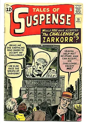 Buy Tales Of Suspense #35, 1962 Stan Lee & Kirby, Uatu The Watcher Prototype 4.5 VG+ • 79£