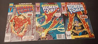 Buy Human Torch # 1 # 2# (both Newsstand) #3 (hitler Cover) All Nm 1990 • 9.62£