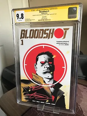 Buy Bloodshot #1 Gold Edition Variant CGC SS 9.8 Double Signed • 95£