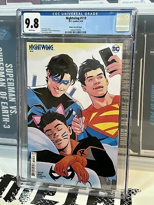 Buy Nightwing #110 CGC 9.8 Moore Variant Cover DC Comics Robin Damian Superman New • 47.50£