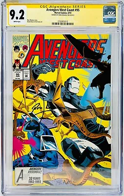 Buy CGC Signature Series Graded 9.2 Marvel Avengers West Coast #95 Don Cheadle Auto • 238.89£