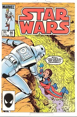Buy Star Wars #86 Near Mint VF NM (9.0) OW 1984 Marvel: Scratch On BC • 11.95£