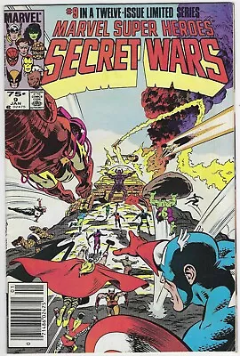 Buy Marvel Super Heroes Secret Wars 9 Vf+ 1985 Amazing Spiderman Newsstand Variant • 14.22£