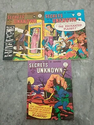 Buy Alan Class : Strange Tales Of Suspense : Secrets Of The Unknown. 3 Comic Bundle. • 29.99£