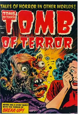 Buy Facsimile Reprint Covers Only To TOMB OF TERROR #15 - Harvey Pre-Code (1954) • 14.39£