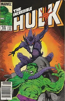 Buy The Incredible Hulk #308 (Marvel 1985) 1st App The Triad!  Mignola Fine • 2.60£