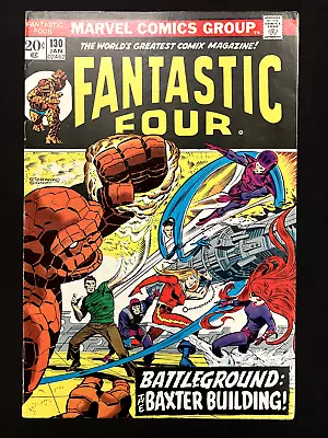 Buy Fantastic Four #130 (1st Series) Marvel Dec 1972 2nd Appear Thundra • 12.65£