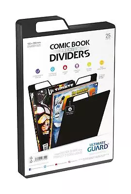Buy Ultimate Guard Premium Comic Book Dividers Black (25) • 21.95£