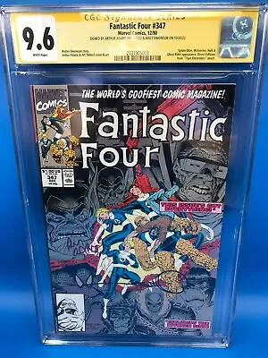 Buy Fantastic Four #347 - Marvel - CGC SS 9.6 NM+ - Signed By Art Adams, W Simonson • 135.91£