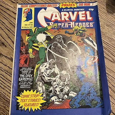 Buy Marvel SuperHeroes UK #386 1982 - June - Vintage Comic • 22.50£