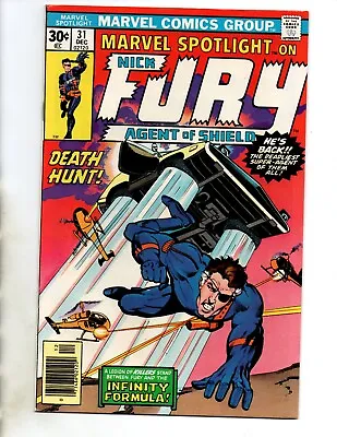Buy Marvel Spotlight # 31 Nick Fury Marvel Comics Starlin Chaykin 1976 VF • 9.48£