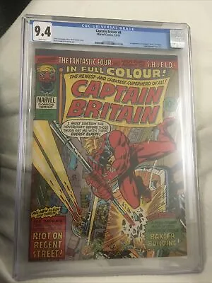 Buy Captain Britain 8 Cgc 9.4 ( 1st App Betsy Braddock ) • 850£