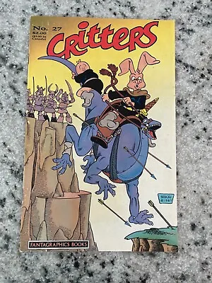 Buy Critters # 27 VF/NM Fantagraphics Books Comic Book Sakai 1987 Cover 1 J856 • 8.31£