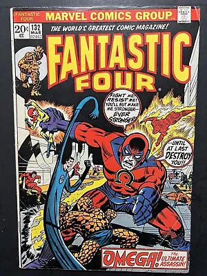 Buy Fantastic Four #132 Mar. 1973 1st. Appearance Of Omega Marvel • 5.62£