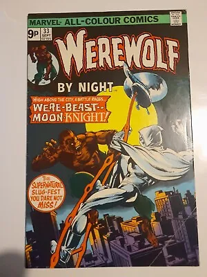 Buy Werewolf By Night #33 Sept 1975 VGC+ 4.5 2nd Appearance Of Moon Knight • 69.99£