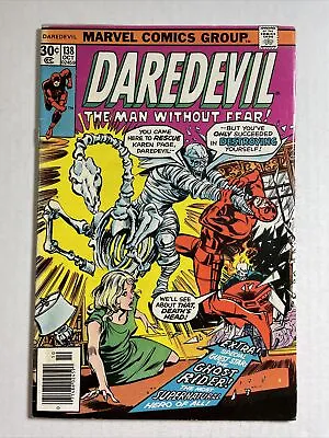 Buy Daredevil 138 F+ 1976 Marvel Comics Death's Head • 7.23£