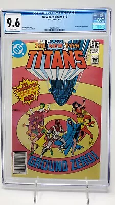 Buy New Teen Titans #10 Cgc 9.6 3rd App Deathstroke Dc Newsstand!   • 68.78£