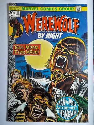 Buy 1973 Werewolf By Night 11 Fine.First App. Hangman.Cent Copy.First Printing. • 25.77£
