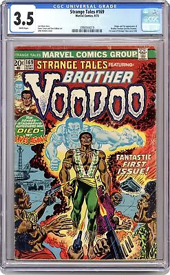 Buy Strange Tales #169 CGC 3.5 1973 3998544019 Origin & First Brother Voodoo Story • 245.09£