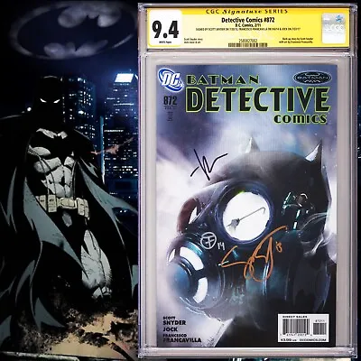 Buy CGC 9.4 SS Detective Comics #872 Signed Jock, Francavilla & Snyder Batman 2011 • 304.10£