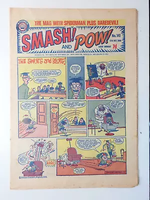 Buy Smash! And Pow! Comic No 141 - 12th October 1968 Batman Spider-man Daredevil • 6.99£