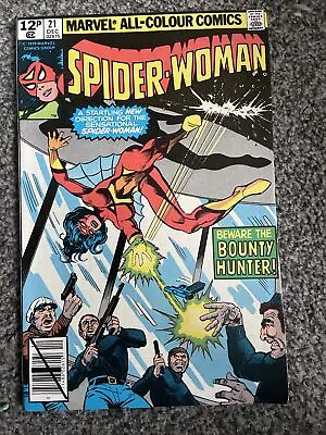 Buy Spider Woman #21 Vol 1  1979 Jessica Drew Beware The Bounty Hunter Marvel Comics • 3£