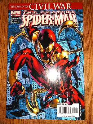 Buy Amazing Spider-man #529 Civil War Key VF New Stark Iron Armor 1st Print Marvel • 38.11£