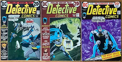 Buy DETECTIVE Comics Lot Of 3  #434 With The Spook (1st App) #435 #436    1973  VG • 9.59£