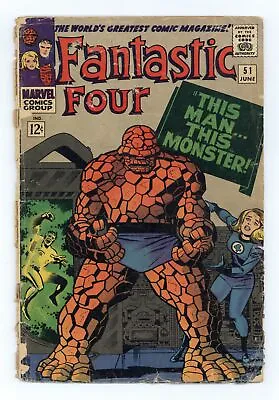 Buy Fantastic Four #51 FR 1.0 1966 • 22.08£