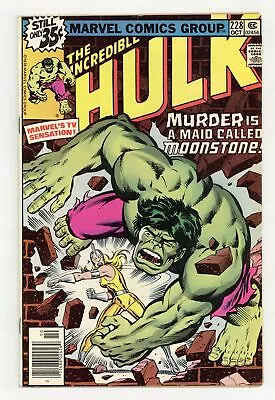 Buy Incredible Hulk #228 FN- 5.5 1978 1st App. Moonstone • 65.06£