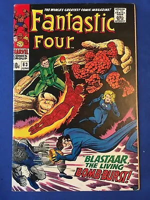 Buy Fantastic Four #63 FN/VFN (7.0) MARVEL ( Vol 1 1967) Kirby (2) • 36£