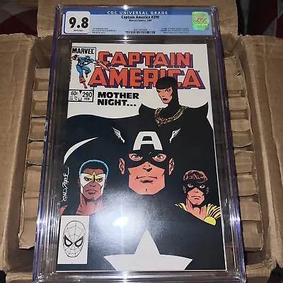 Buy Captain America #290 CGC 9.8 Marvel 1984 1st Sin Red Skull Daughter • 315.31£