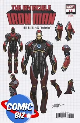 Buy Invincible Iron Man #18 (2024) 1st Printing *1:10 Variant Cover* Marvel Comics • 6.99£