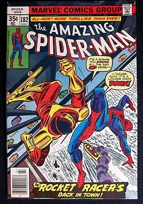 Buy Amazing Spider-man #182 VF 7.5 1st Apperance Of Jackson Wheele July 1978 • 27.66£