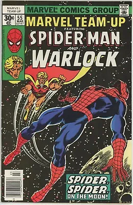 Buy Marvel Team Up #55 (1972) - 9.2 NM- *Spider Man/Warlock* 1st Gardener & Time Gem • 50.25£
