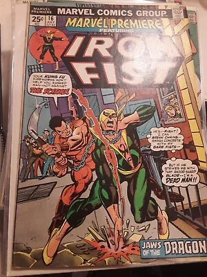 Buy Marvel Premiere 16 2nd Iron Fist 1974 FN  • 63.54£