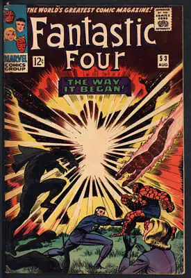 Buy Fantastic Four #53 6.0 // 2nd App Black Panther Marvel 1966 • 84.75£