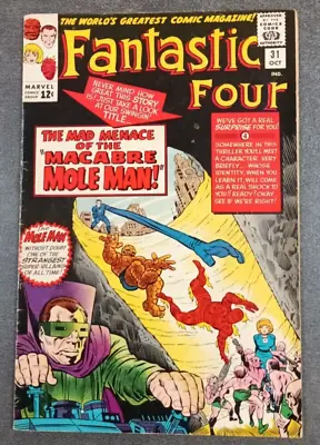 Buy FANTASTIC FOUR #31 (Marvel 1964) VG/FN (5.0)  KIRBY AVENGERS • 120£