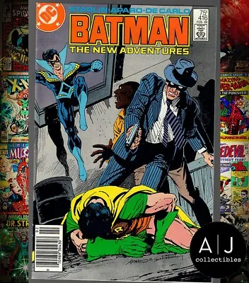 Buy BATMAN #416 VF 8.0 Starlin, Aparo, Newsstand, DC  1988 • 3.83£