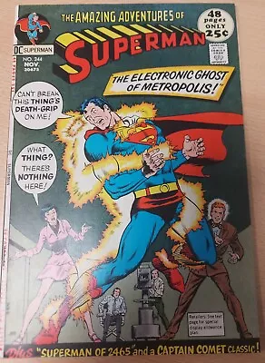Buy Superman # 244; Great Shape, Bronze Age Key Comic • 28.15£