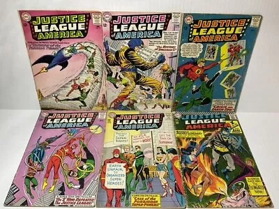 Buy Justice League Of America Comic Books (Lot Of 6:  #17, 20, 22, 27, 28 & 51) • 59.96£