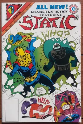 Buy Charlton Action Featuring Static #12, Charlton Comics, December 1985, Vg • 8.99£