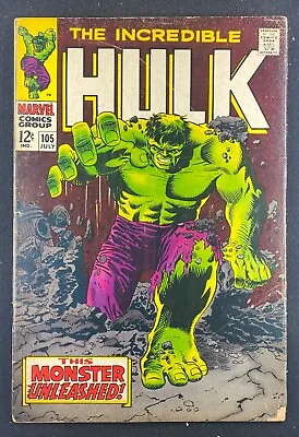 Buy Incredible Hulk (1968) #105 VG+ (4.5) 1st App Missing Link Marie Severin • 59.96£