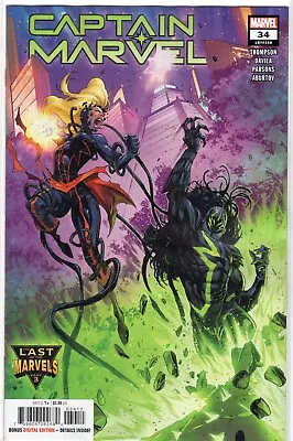 Buy Captain Marvel #34 Marvel Comics 2021 NM+ • 3.16£