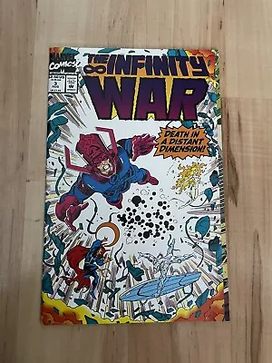 Buy Infinity War #3 Marvel Comics Starlin Lim Milgrom 1992 Cool Back Cover!! • 9.99£