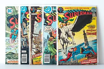 Buy Dc Bronze Age Comics - Superman # 248, 249, 279, 334, 342. • 8.99£