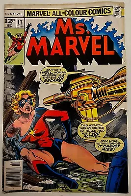 Buy Marvel Comic Bronze Age Ms Marvel Key Issue 17 High Grade VG 2nd Raven Darkholme • 8.50£