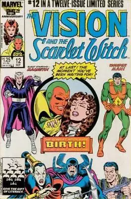 Buy Vision And The Scarlet Witch (1985) #  12 (7.0-FVF) 1st Wiccan And Speed 1985 • 18.90£