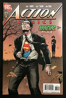 Buy Action Comics 870 Death Of Jonathan Kent Brainiac V 1 Gary Frank Nm Supergirl • 55.34£