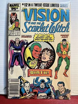 Buy VINTAGE Vision & The Scarlet Witch #12 (1st Wiccan & Speed) Comic Book - BOARDED • 23.61£